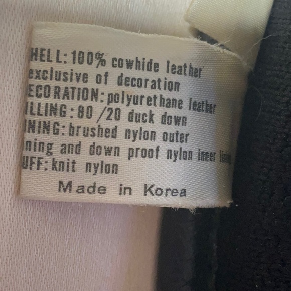 Yamaha Leather/Down Snowmobiling Mittens- Mens X-Small-Vintage - Picture 4 of 11